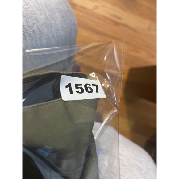 Forever 21 Olive Green Hooded Jacket With Drawstring & Pockets - Size S - Picture 8 of 8